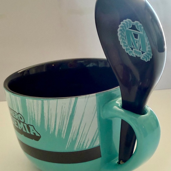My Hero Academia 20oz Soup Mug & Spoon Set - Deku, Bakugo, Todoroki - Picture 3 of 10